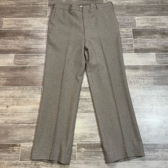 Awesome Vintage 70s Plaid Pants Talon Zipper - Picture 2 of 10